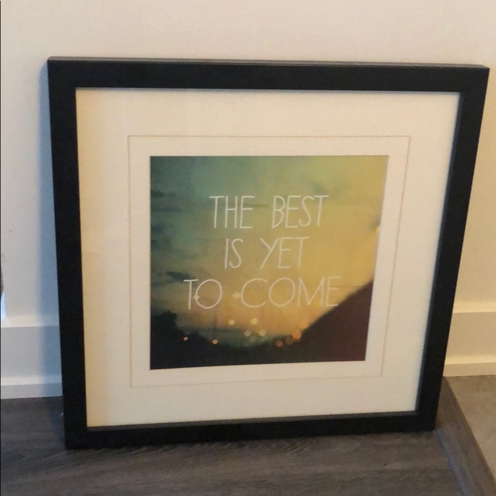 Frame: The best is yet to come